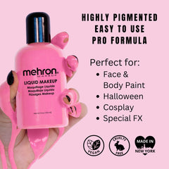 Mehron Liquid Makeup - Pink