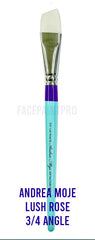 Art Factory 3/4" inch Angle Brush By Andrea Moje Pro Collection - LUSH ROSE