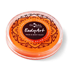 Global Colours. Neon Orange – Face & BodyArt Cake Paint 32g