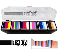 Fusion Face Painting Palette – Rainbow Splash