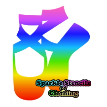 Ballet Shoes Glitter Tattoo