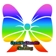 Bow style 2 Glitter Tattoos (set of 5)