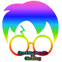 Boy Wizard Face Glitter Tattoo