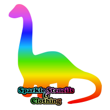 Broncosaurs Glitter Tattoo