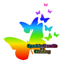 Butterfly Cluster Glitter Tattoos (Set of 5)