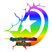 Captain A Smash Glitter Tattoo