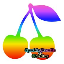 Cherry Glitter Tattoo