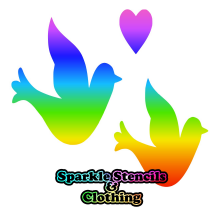 Dove - Love Glitter Tattoo