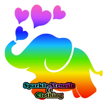 Elephant Heart Glitter Tattoo