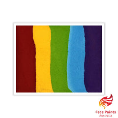 Face Paints Australia Combo Cakes 50g - Nature's Rainbow