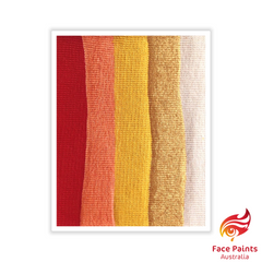 Face Paints Australia Combo Cakes 50g Outback 2 Portrait