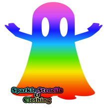 Ghost Glitter Tattoo