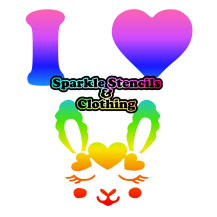 I love Ilama Glitter Tattoo