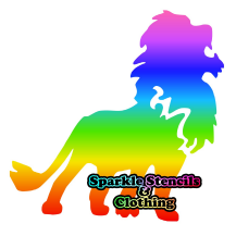 Lion Roar Glitter Tattoo