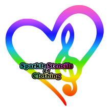 Music Heart Glitter Tattoo