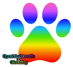 Paw Glitter Tattoo