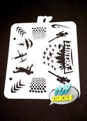 Fort - night stencil