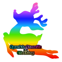 Christmas Reindeer Glitter Tattoo