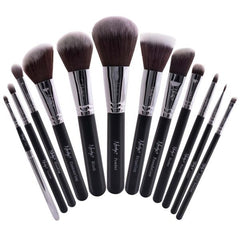Nanshy Masterful Collection Onyx Black Make-up Brush Set