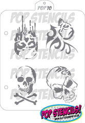 Skull Stencil