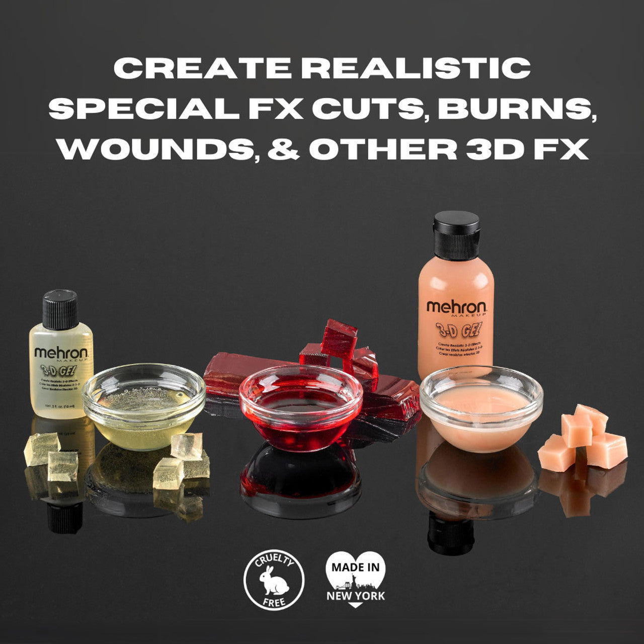 Mehron 3D Gel - Flesh