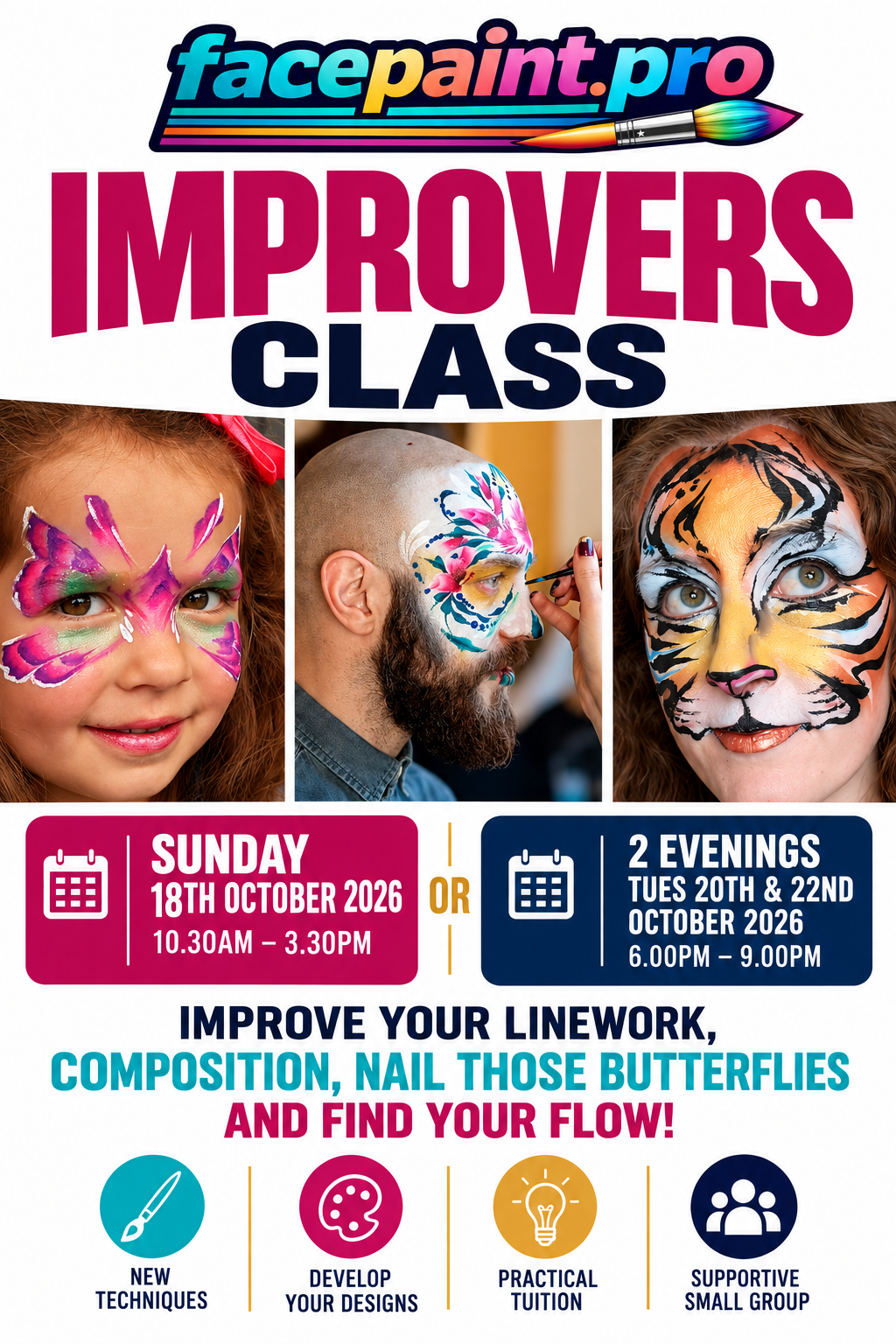 Improvers Class 2026 Sunday 18th October 2026