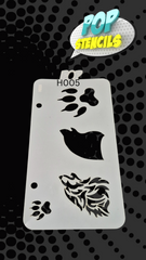 Tribal Wolf H005