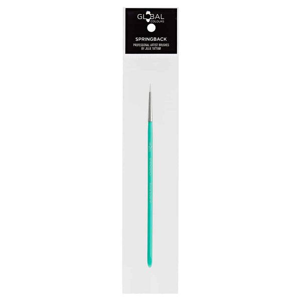 Global Colours. Round – # 1 Springback Artist & BodyArt Paint Brush