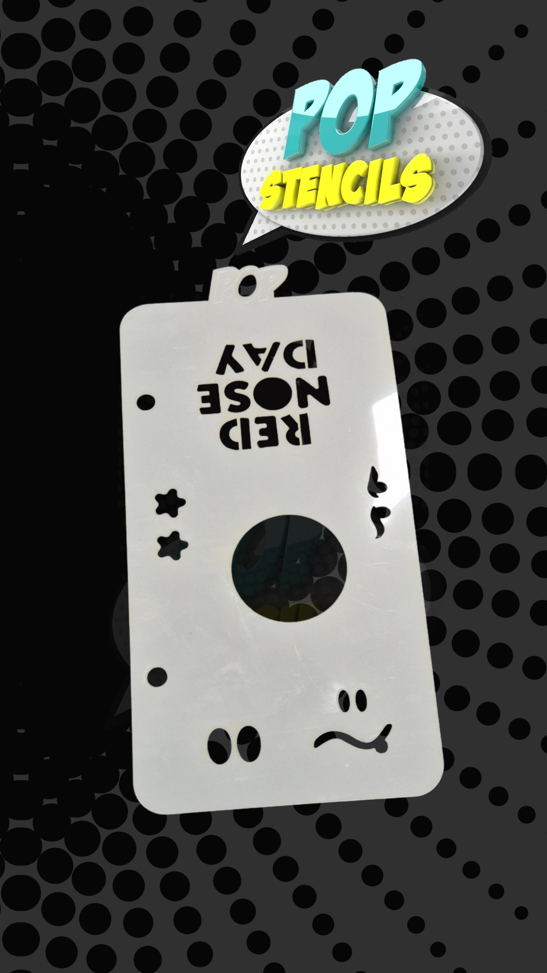 Red Nose Stencil