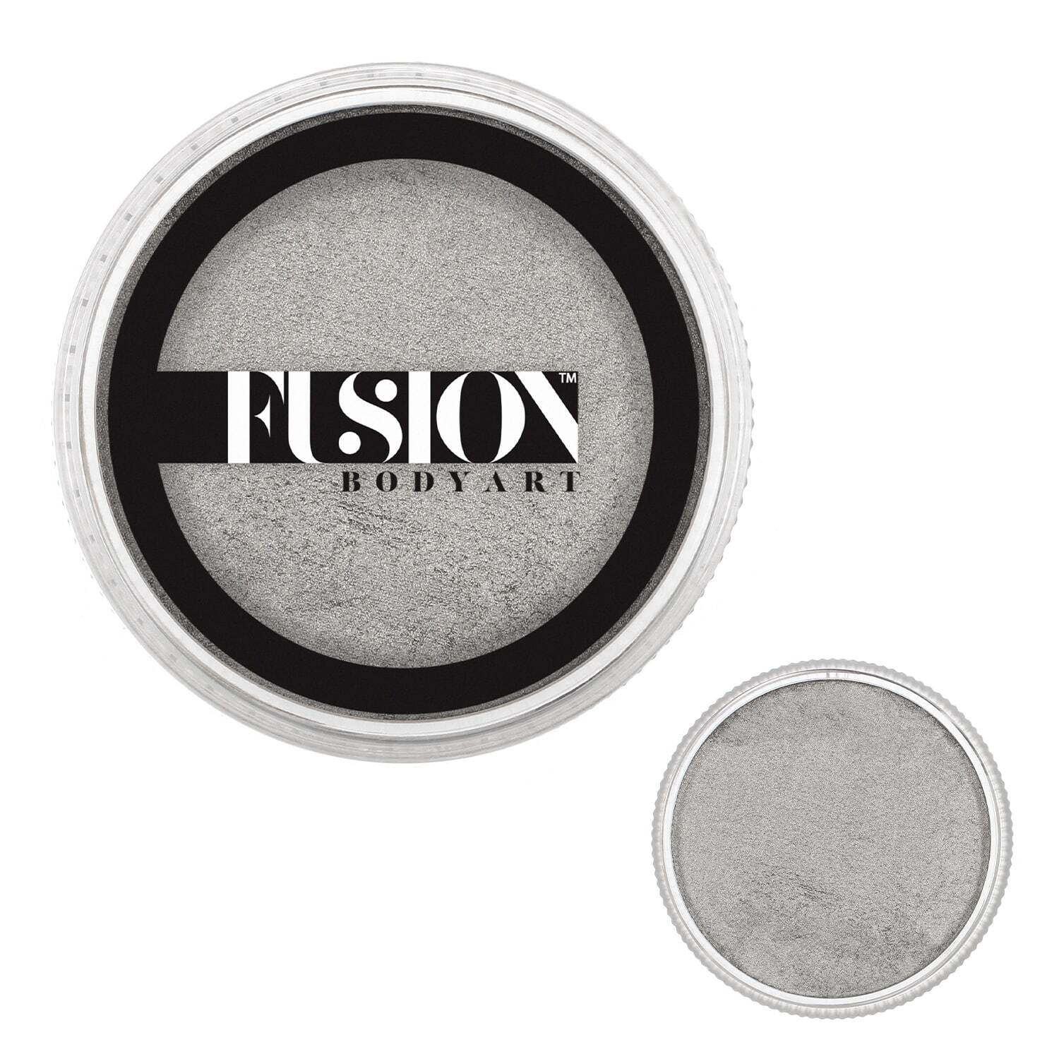 Fusion Body Art Face Paints – Pearl Metallic Silver | 32g