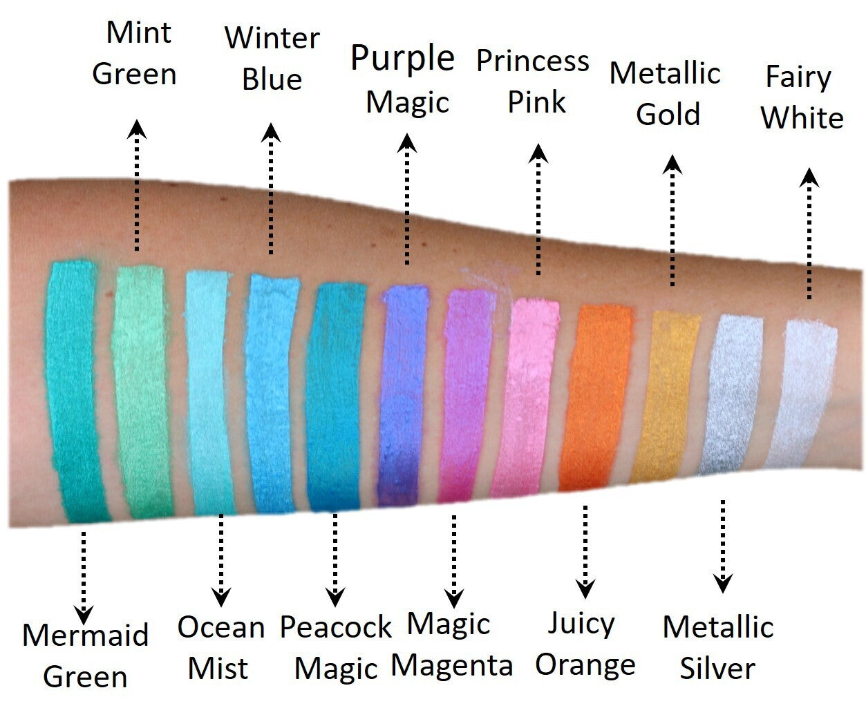 Fusion Body Art Face Paints – Fusion Pearl Mint Green | 25g