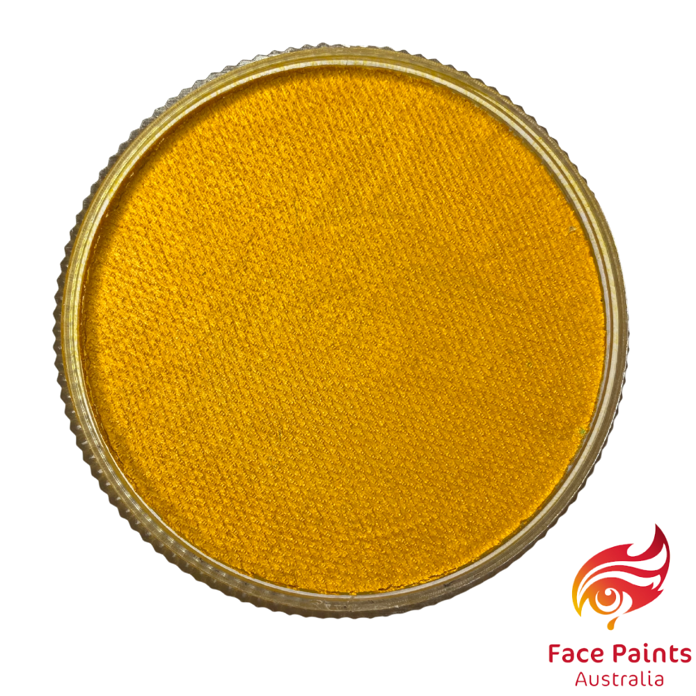 Face Paints Australia Metalic 30g Mustard