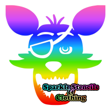 Five Nights Fox Glitter Tattoo