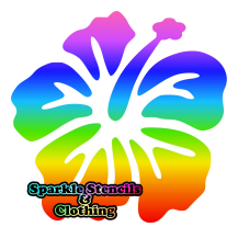 Flower Tropical Glitter Tattoo