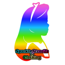 Wonderland Girl Head Glitter Tattoo