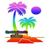 Palm Tree Glitter Tattoo