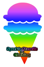 Ice cream Glitter Tattoo