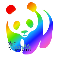 Panda Glitter Tattoo
