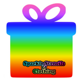 Christmas Present Glitter Tattoo