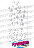 Skulls and swirls