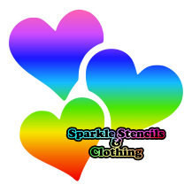 Triple Hearts Glitter Tattoo