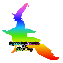 Witch broom Glitter Tattoo