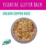Essential Glitter Balm Golden Copper Rose 10g