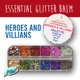 Essential Glitter Balm Heroes and Villian Palette