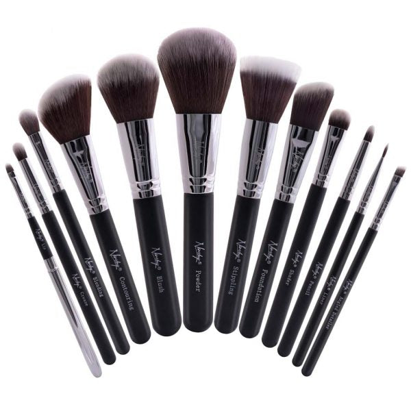 Nanshy Masterful Collection Onyx Black Make-up Brush Set