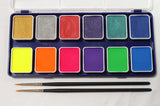 FPA Face Paints Australia Palette Metalix and Neon 10 x 6g